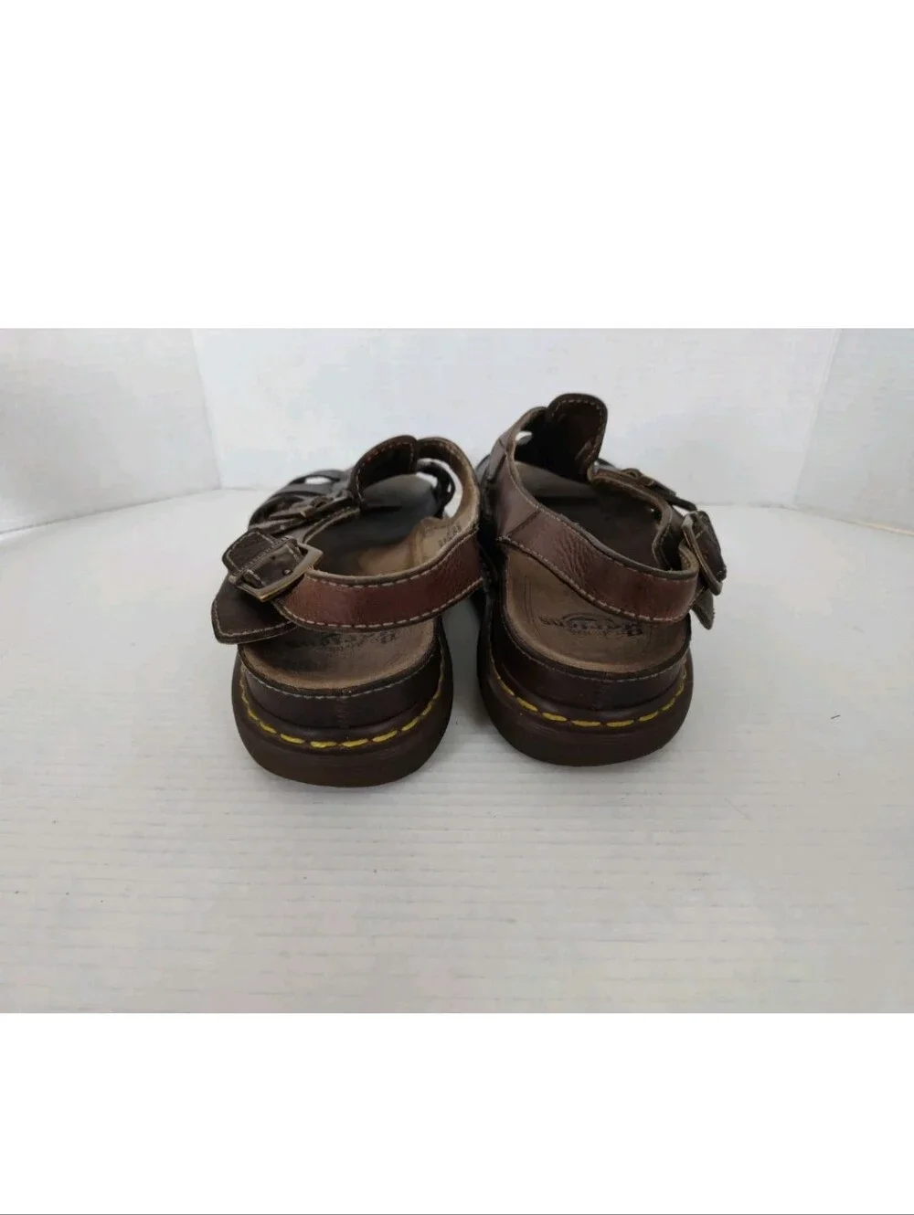 Dr. Martens Mens Size 12 Fisherman Sandals Brown Leather 8092 Vintage